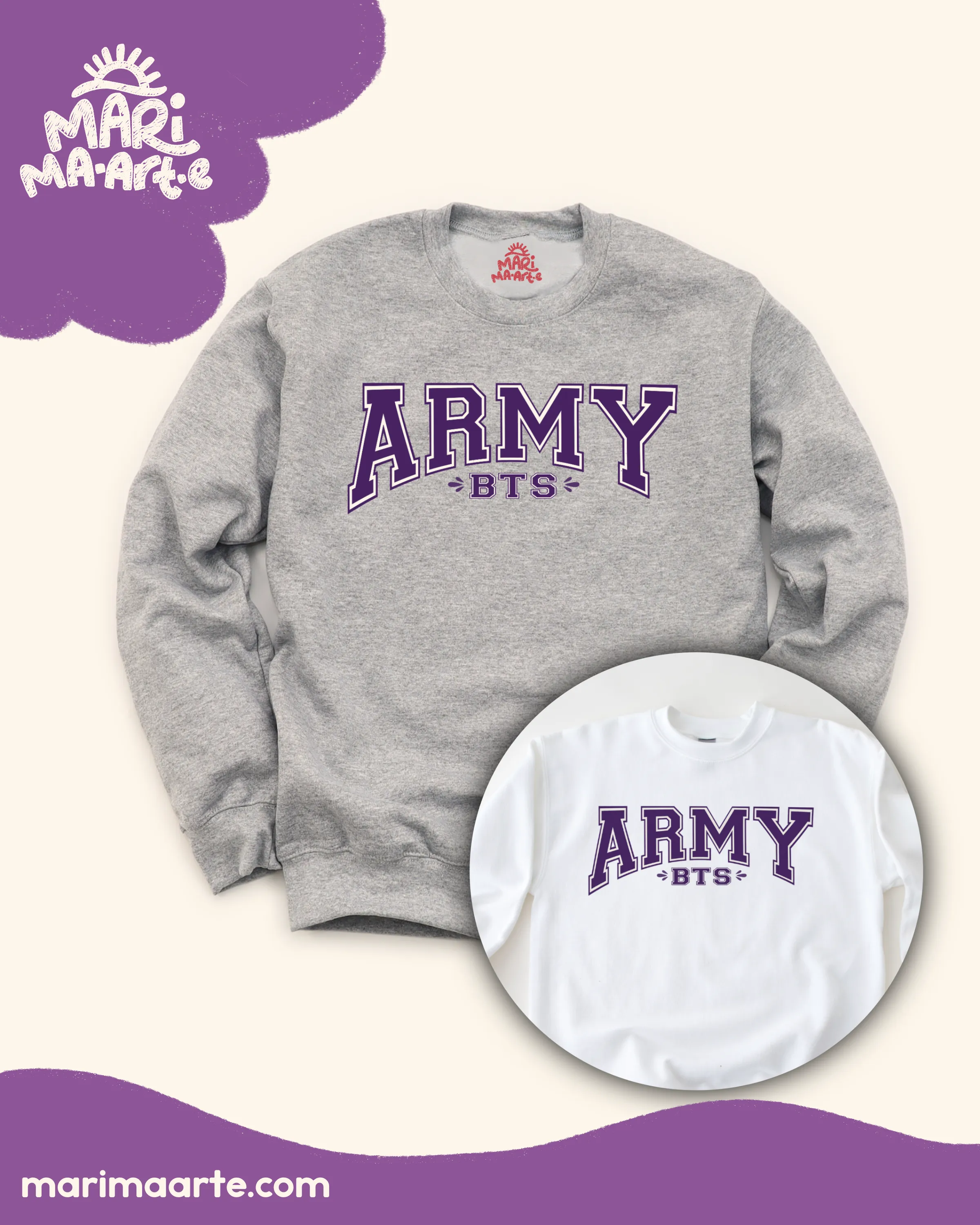 BTS ARMY VARSITY PULLOVER