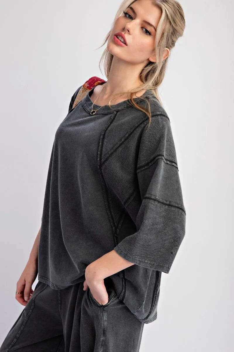 Chill Out Set {Top} by Easel - Black