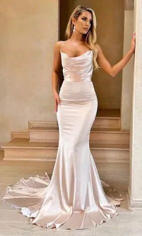 Flimsy Silver Evening Dress