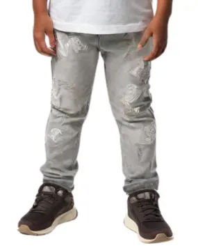 Kids Heartless Stacked Jeans 5241
