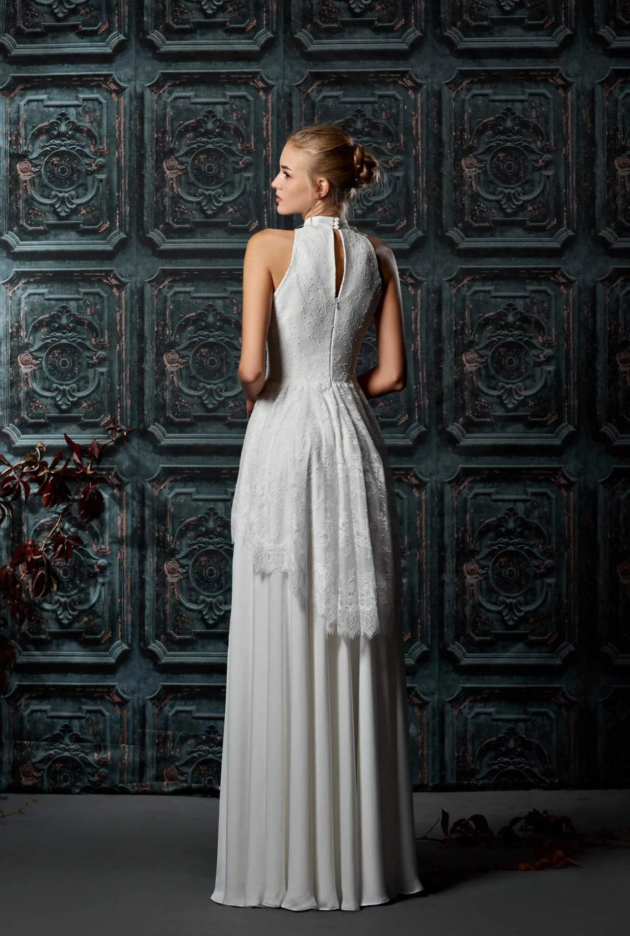 Limed White Wedding Dress