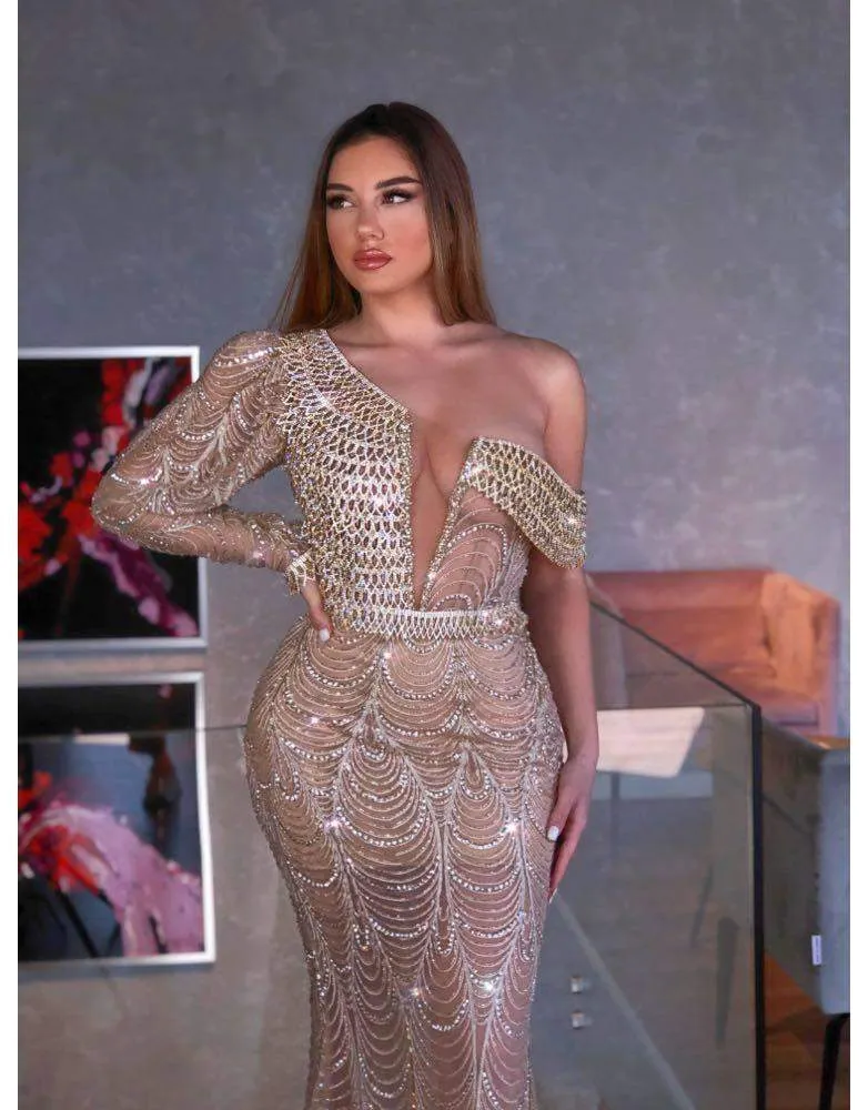 Luxury Evening Gown Off shoulder