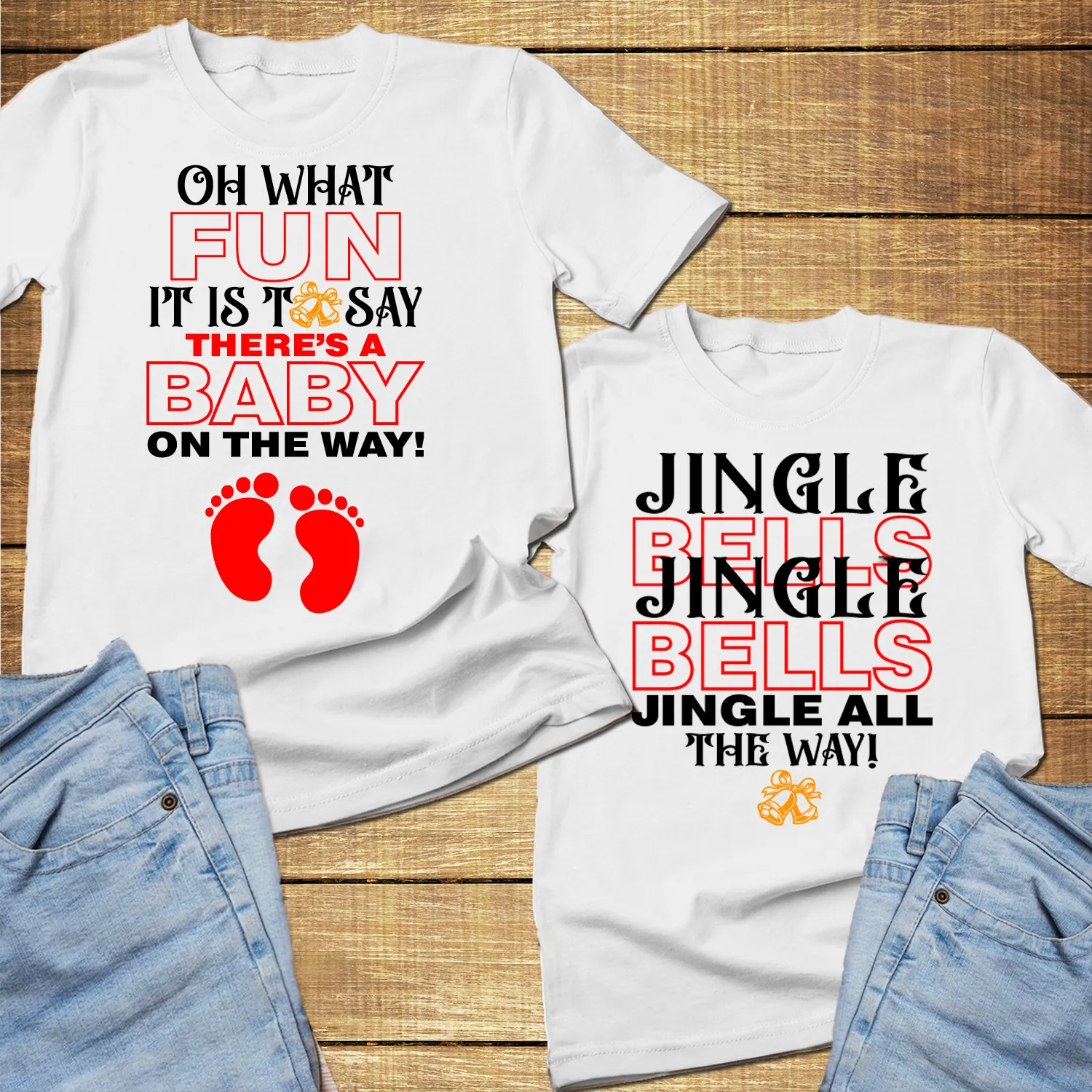 Oh what fun it is to say a baby is on the way christmas shirt pregnant, couple christmas shirts for pregnant women