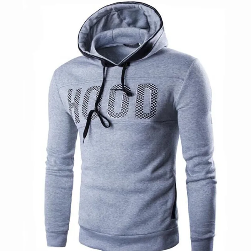 TANGNEST Hot Sale Men Hoodies 2019 New Print Men Sweatshirts Letter Print Velvet Hooded Long Style Streetwear Hoodie Men MWW1562