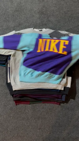 Vintage rework style nike sweatshirts MOQ-25